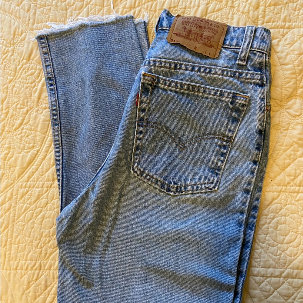 Vintage 90’s Levi’s 512 Made in the USA size 9